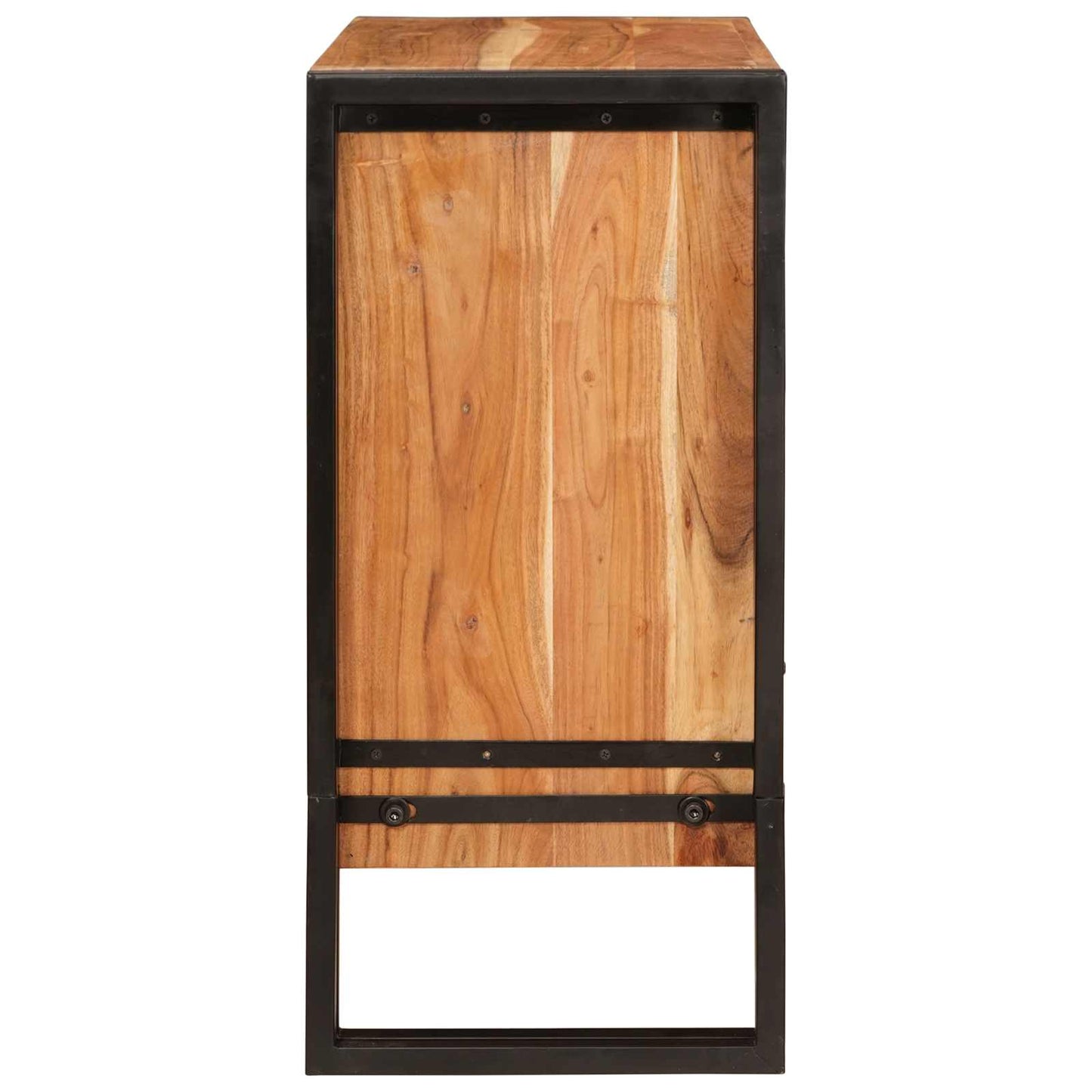 Credenza Marrone 66 x 33 x 70 cm Legno di Acacia Massello