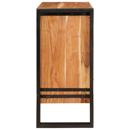 Credenza Marrone 66 x 33 x 70 cm Legno di Acacia Massello