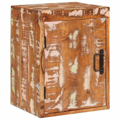 Comodino Marrone 35 x 33 x 48 cm Legno massello di recupero