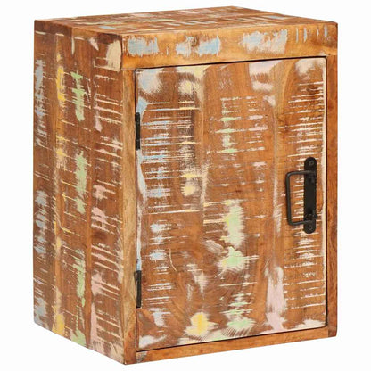 Comodino Marrone 35 x 33 x 48 cm Legno massello di recupero