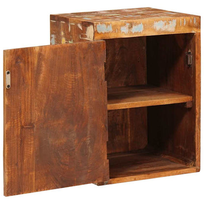 Comodino Marrone 35 x 33 x 48 cm Legno massello di recupero