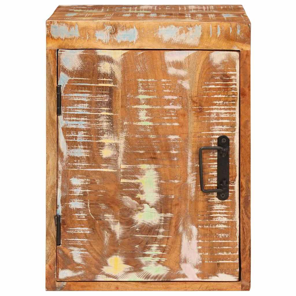 Comodino Marrone 35 x 33 x 48 cm Legno massello di recupero