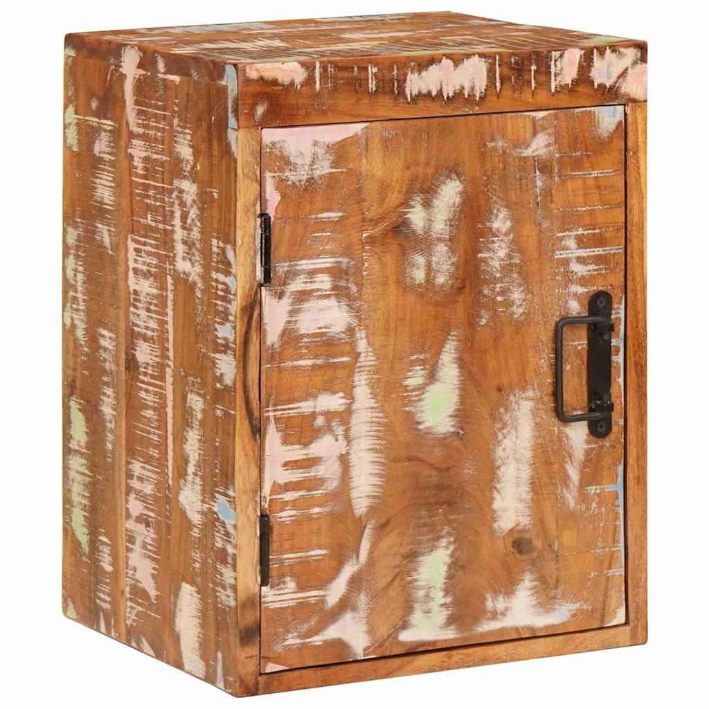 Comodino 2 pcs Marrone Legno massello di recupero