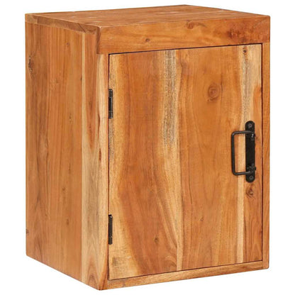 Comodino Marrone 35 x 33 x 48 cm Legno Massello di Acacia