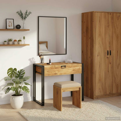 Tavoli da Trucco per Camera da Letto Legno massello di acacia