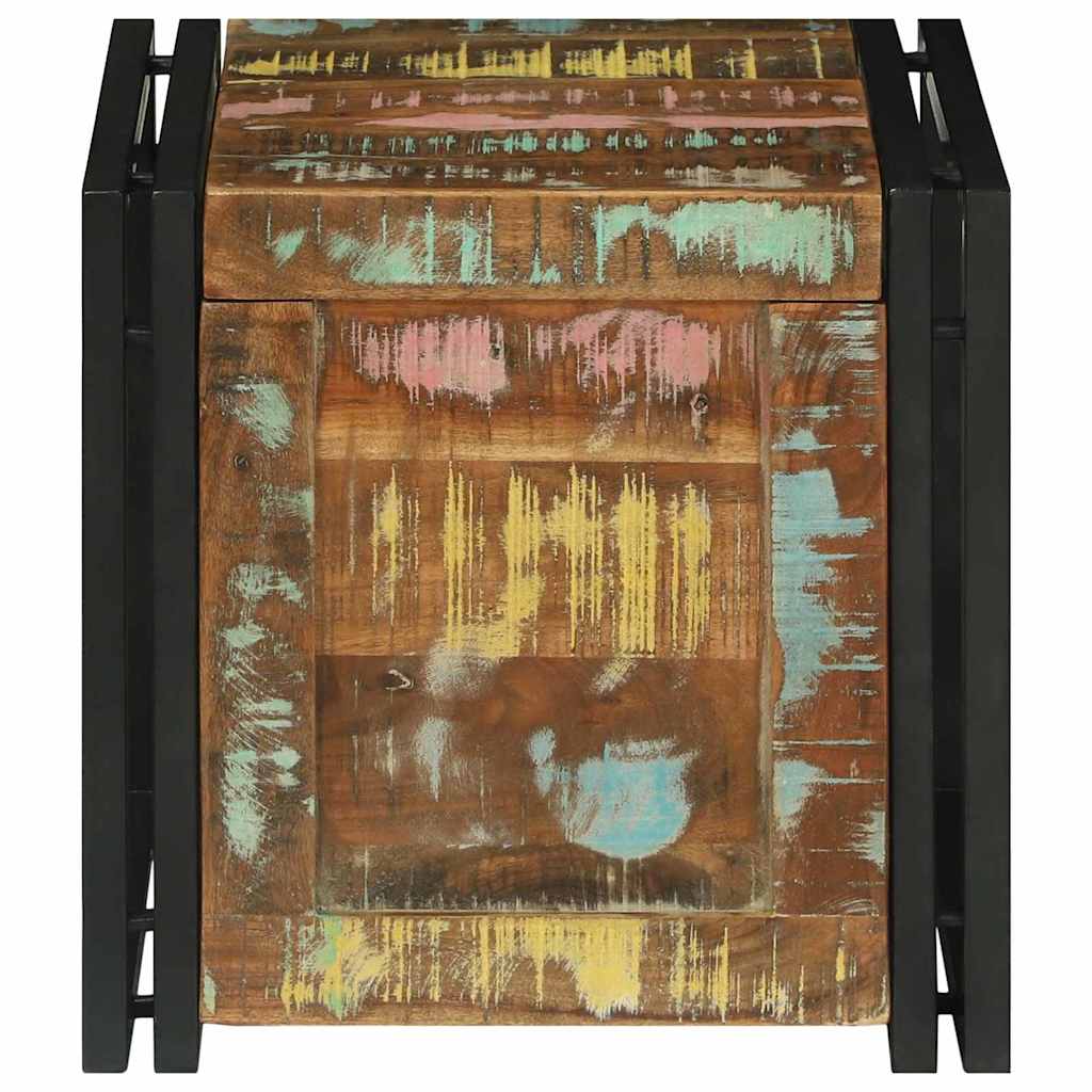 Scatola di Stoccaggio 40 x 40 x 40 cm Legno di Acacia Massello
