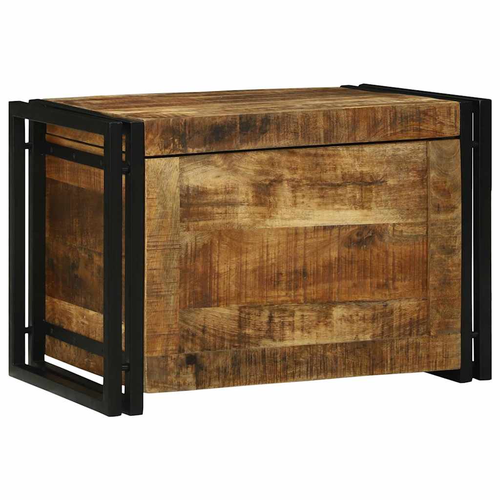 Scatola di Stoccaggio 60 x 40 x 41 cm Legno di mango massello