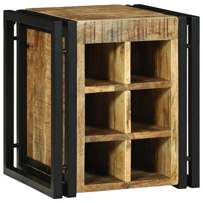 Portabottiglie 35 x 35 x 39 cm Legno di mango massello