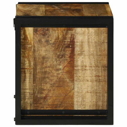 Portabottiglie 35 x 35 x 39 cm Legno di mango massello