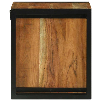 Portabottiglie 35 x 35 x 39 cm Legno di Acacia Massello