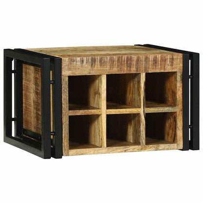 Portabottiglie 2 pcs 46 x 35 x 27,5 cm Legno di mango massello
