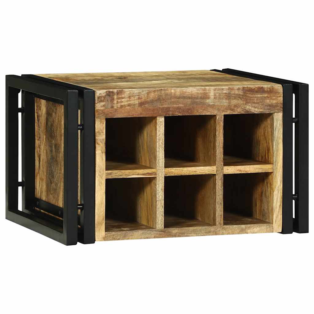 Portabottiglie 2 pcs 46 x 35 x 27,5 cm Legno di mango massello