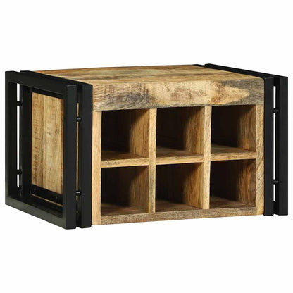 Portabottiglie 2 pcs 46 x 35 x 27,5 cm Legno di mango massello