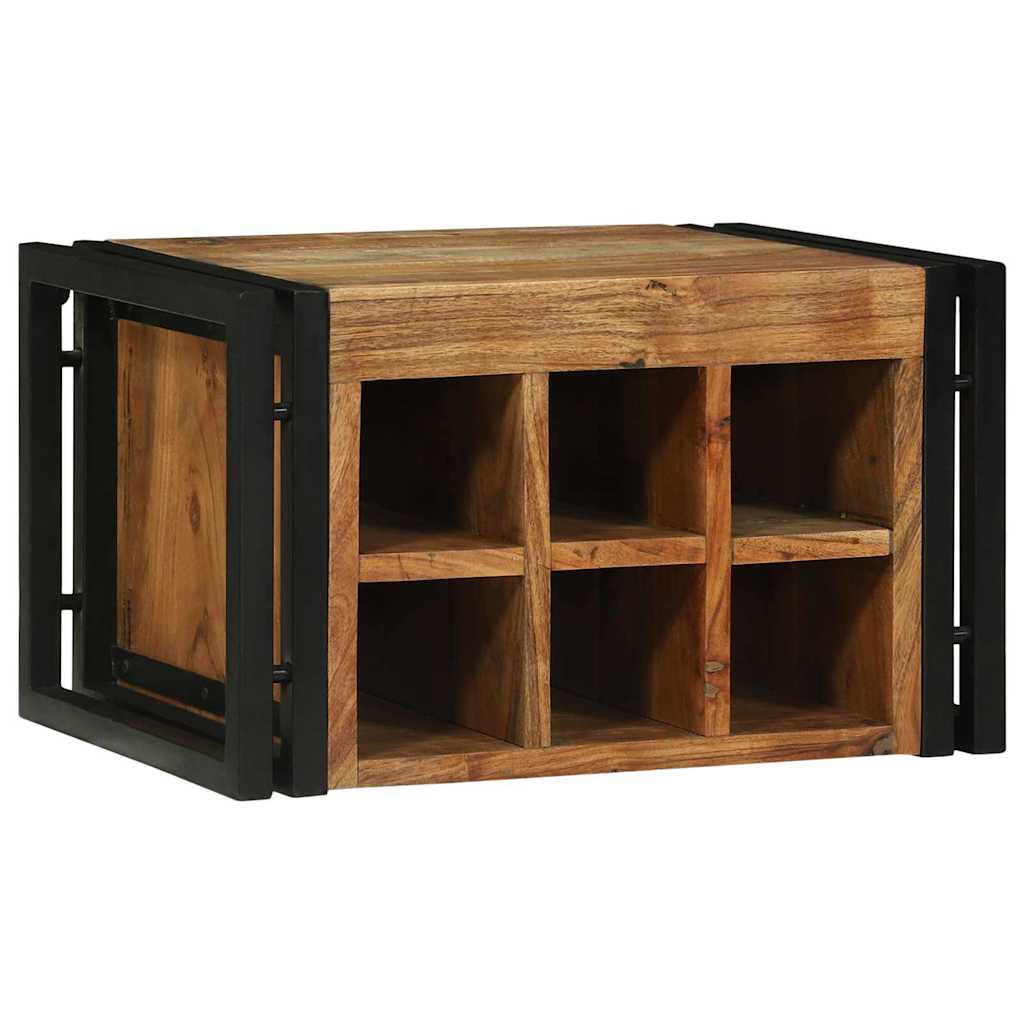 Portabottiglie 2 pcs 46 x 35 x 27,5 cm Legno di Acacia Massello