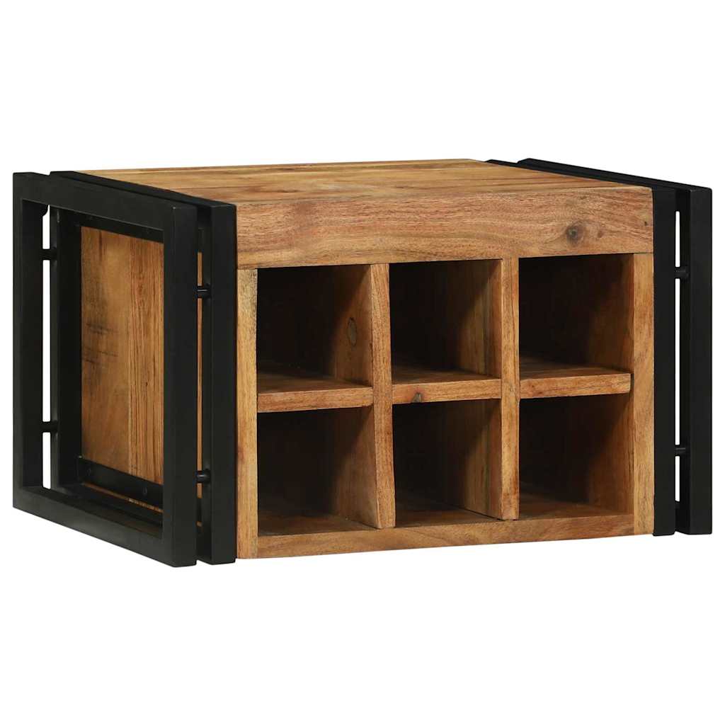 Portabottiglie 2 pcs 46 x 35 x 27,5 cm Legno di Acacia Massello