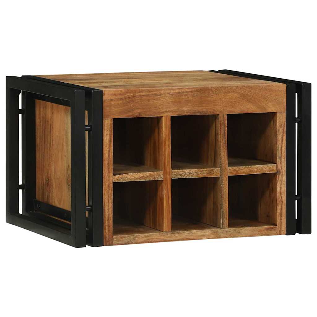 Portabottiglie 2 pcs 46 x 35 x 27,5 cm Legno di Acacia Massello