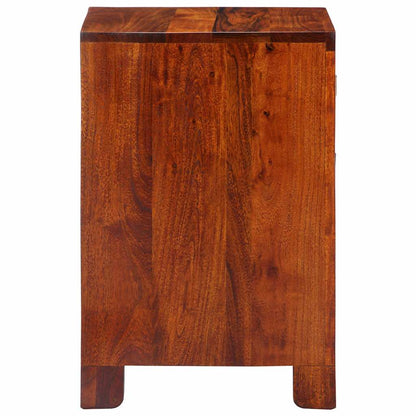 Comodino 40x40x60 cm in Legno Massello di Acacia
