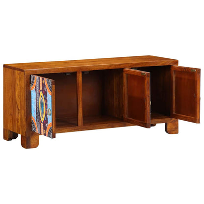 Panca per scarpe con porta Marrone miele 100 x 35 x 45 cm