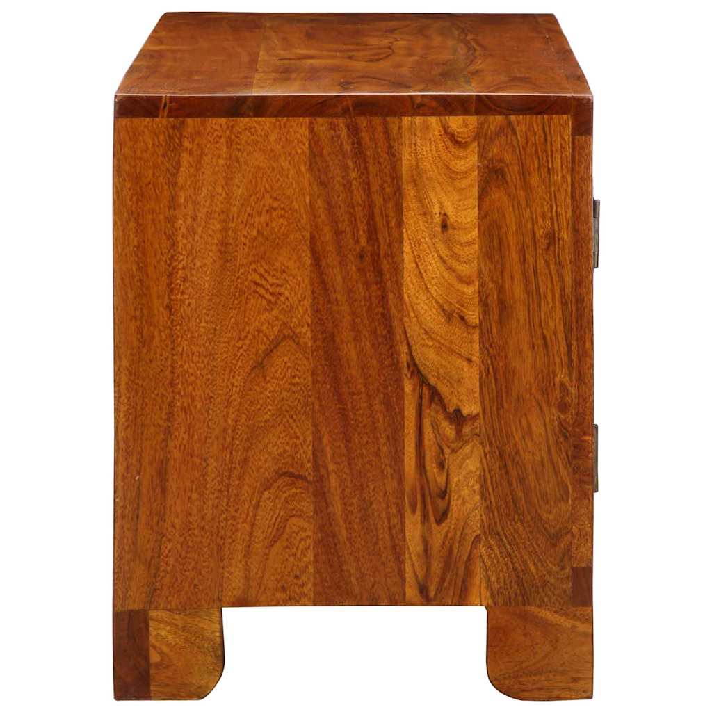 Panca per scarpe con porta Marrone miele 100 x 35 x 45 cm