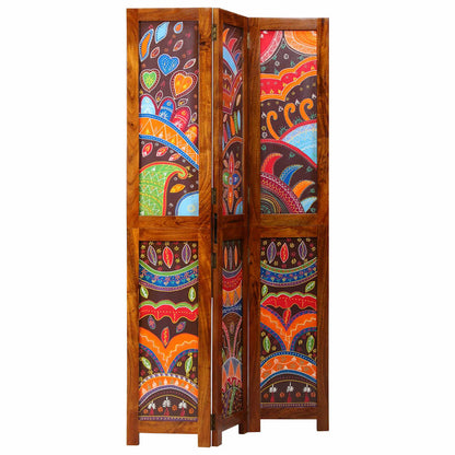 Divider per stanze Marrone miele 105 x 1,5 x 180 cm