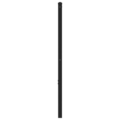 Testiera Rovere Fumo 120 cm in Ferro e Truciolato