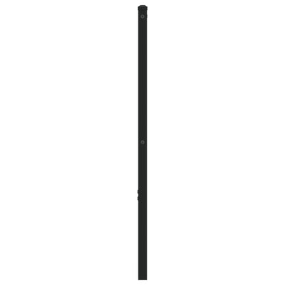 Testiera Rovere Fumo 200 cm in Ferro e Legno Multistrato