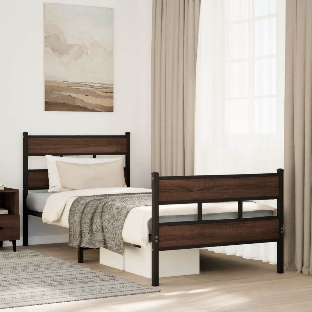 Giroletto senza Materasso con Testiera e Pediera 90x190 cm