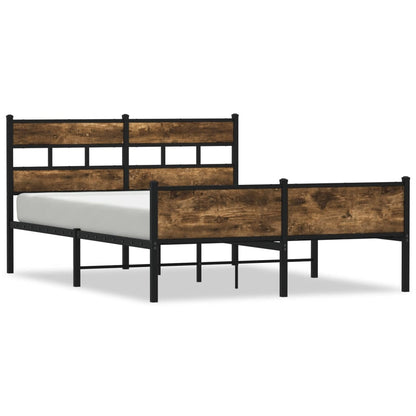 Giroletto senza Materasso Rovere Fumo 137x190 cm in Truciolato