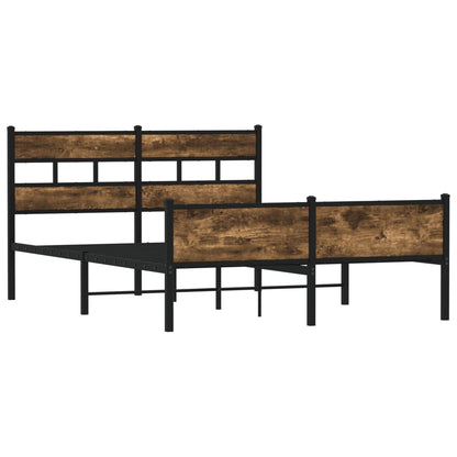 Giroletto senza Materasso Rovere Fumo 137x190 cm in Truciolato