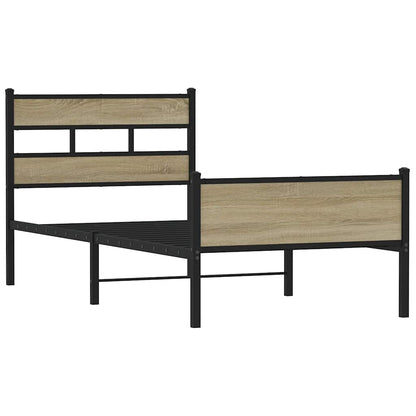 Giroletto senza Materasso Rovere Sonoma 80x200 cm in Truciolato
