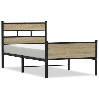 Giroletto senza Materasso Rovere Sonoma 100x190cm in Truciolato