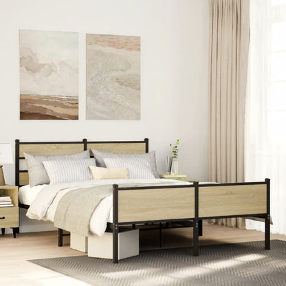 Giroletto senza Materasso Rovere Sonoma 150x200cm in Truciolato