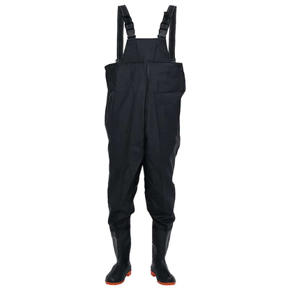 Wader da Pesca con Stivali Nero Taglia 45