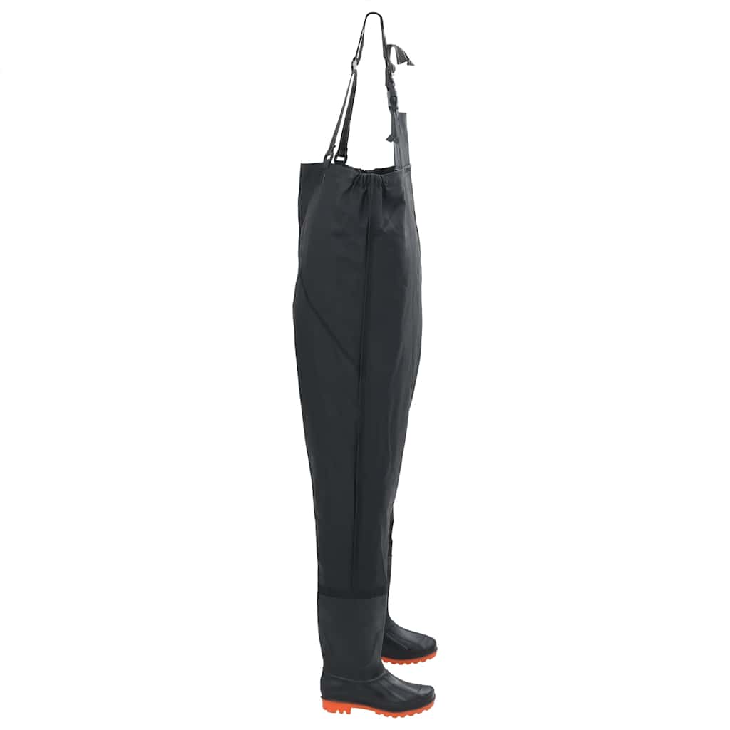 Wader da Pesca con Stivali Nero Taglia 45