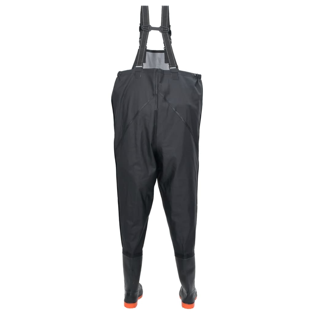 Wader da Pesca con Stivali Nero Taglia 46
