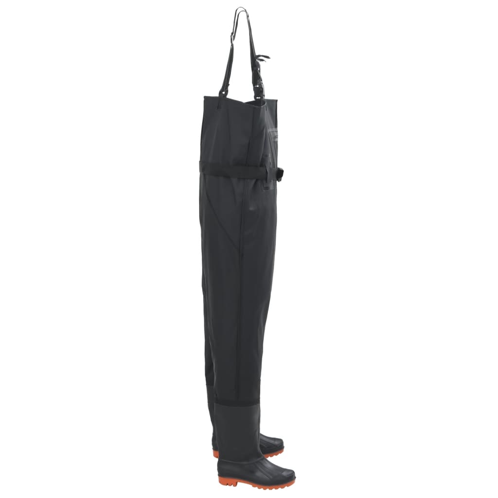 Wader con Stivali e Cintura Nero Taglia 39