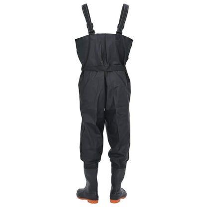Wader con Stivali e Cintura Nero Taglia 39