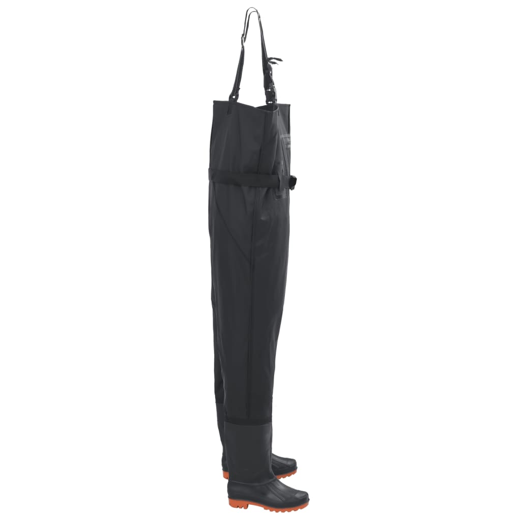 Wader con Stivali e Cintura Nero Taglia 40