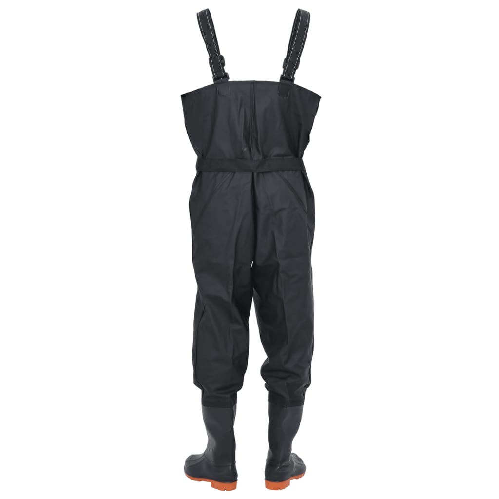Wader con Stivali e Cintura Nero Taglia 40