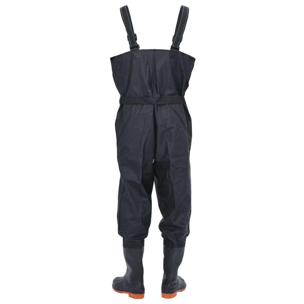 Wader con Stivali e Cintura Nero Taglia 41