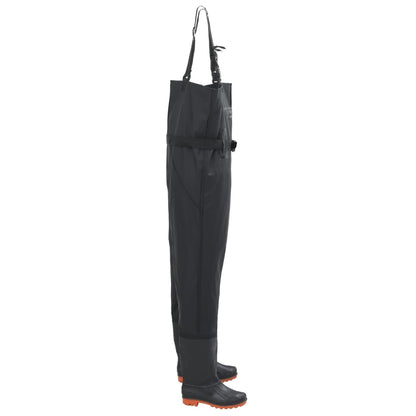 Wader con Stivali e Cintura Nero Taglia 42