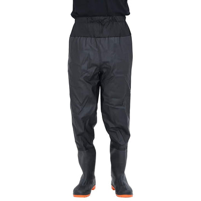 Wader da Pesca alla Vita con Stivali Nero Taglia 42