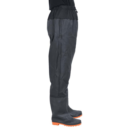 Wader da Pesca alla Vita con Stivali Nero Taglia 42