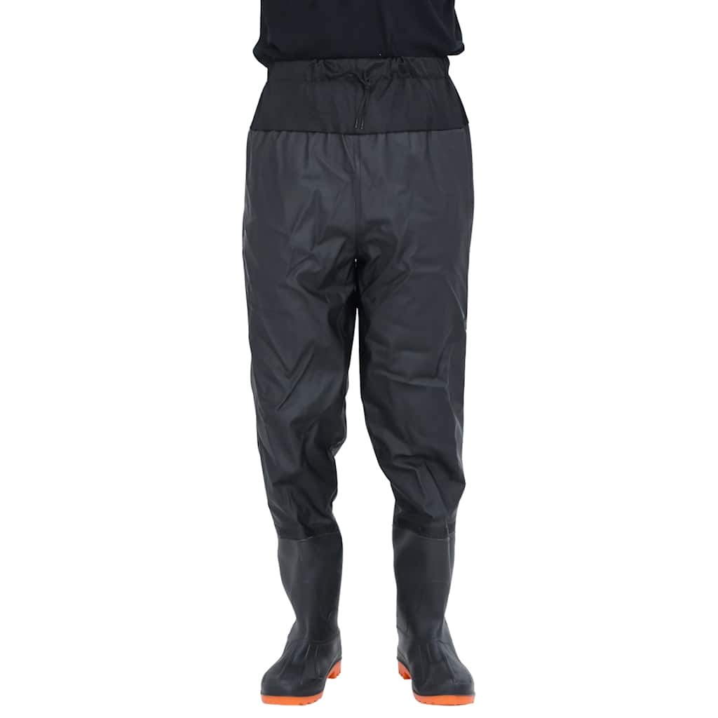 Wader da Pesca alla Vita con Stivali Nero Taglia 43
