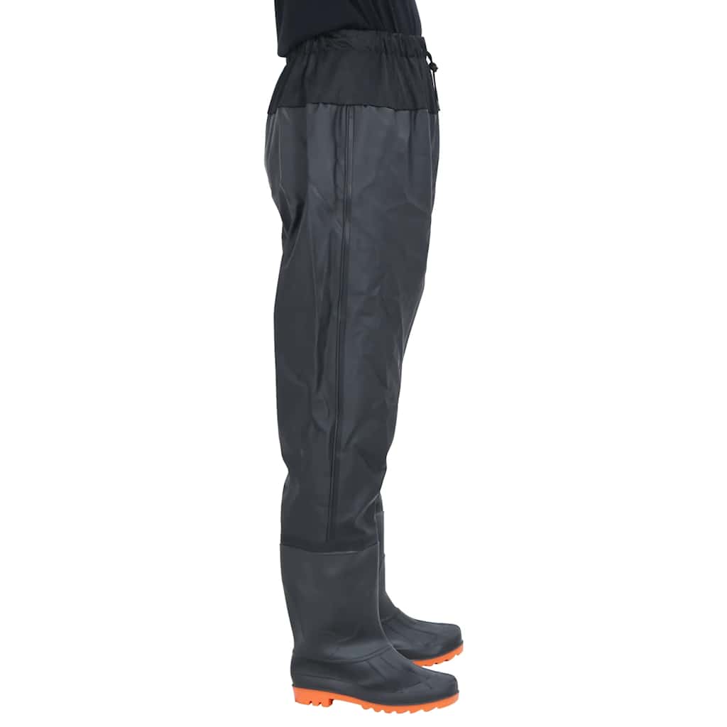 Wader da Pesca alla Vita con Stivali Nero Taglia 44