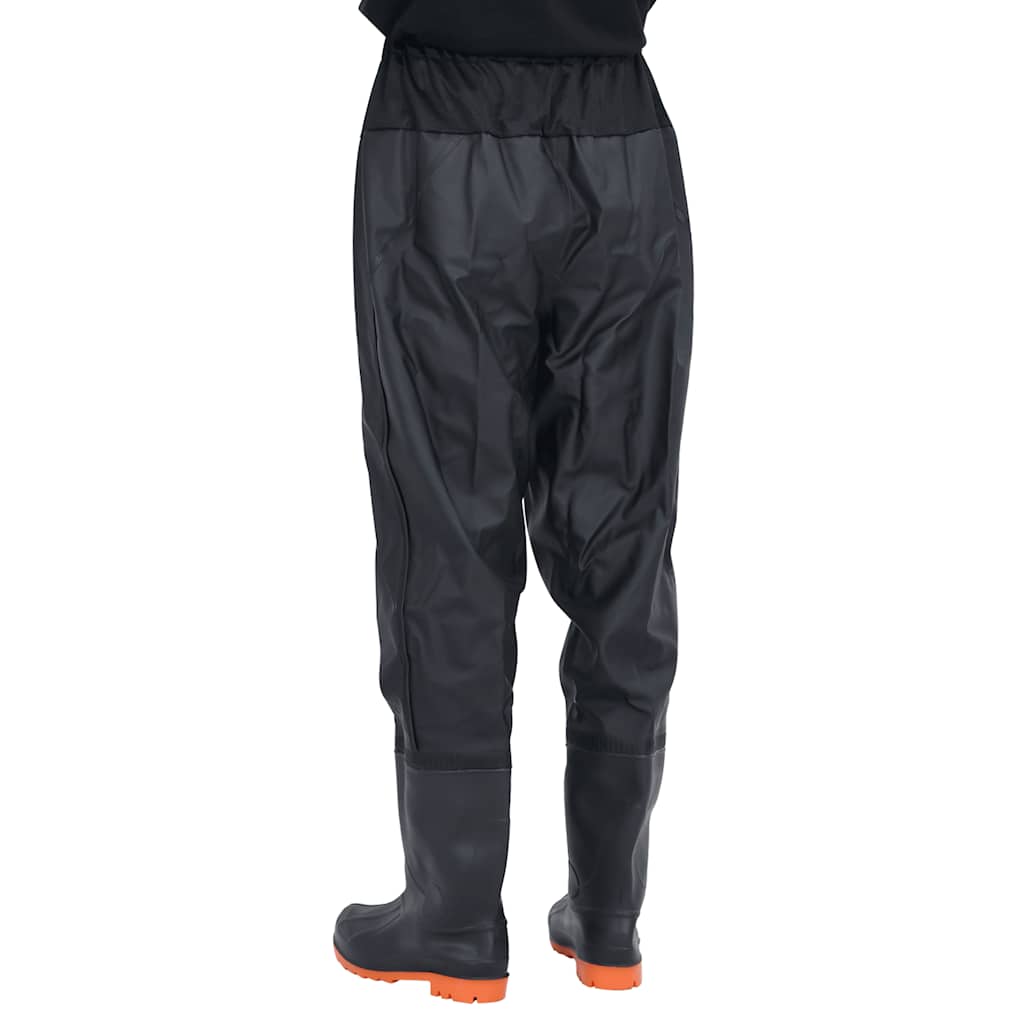 Wader da Pesca alla Vita con Stivali Nero Taglia 44