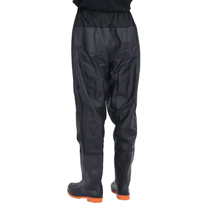 Wader da Pesca alla Vita con Stivali Nero Taglia 44