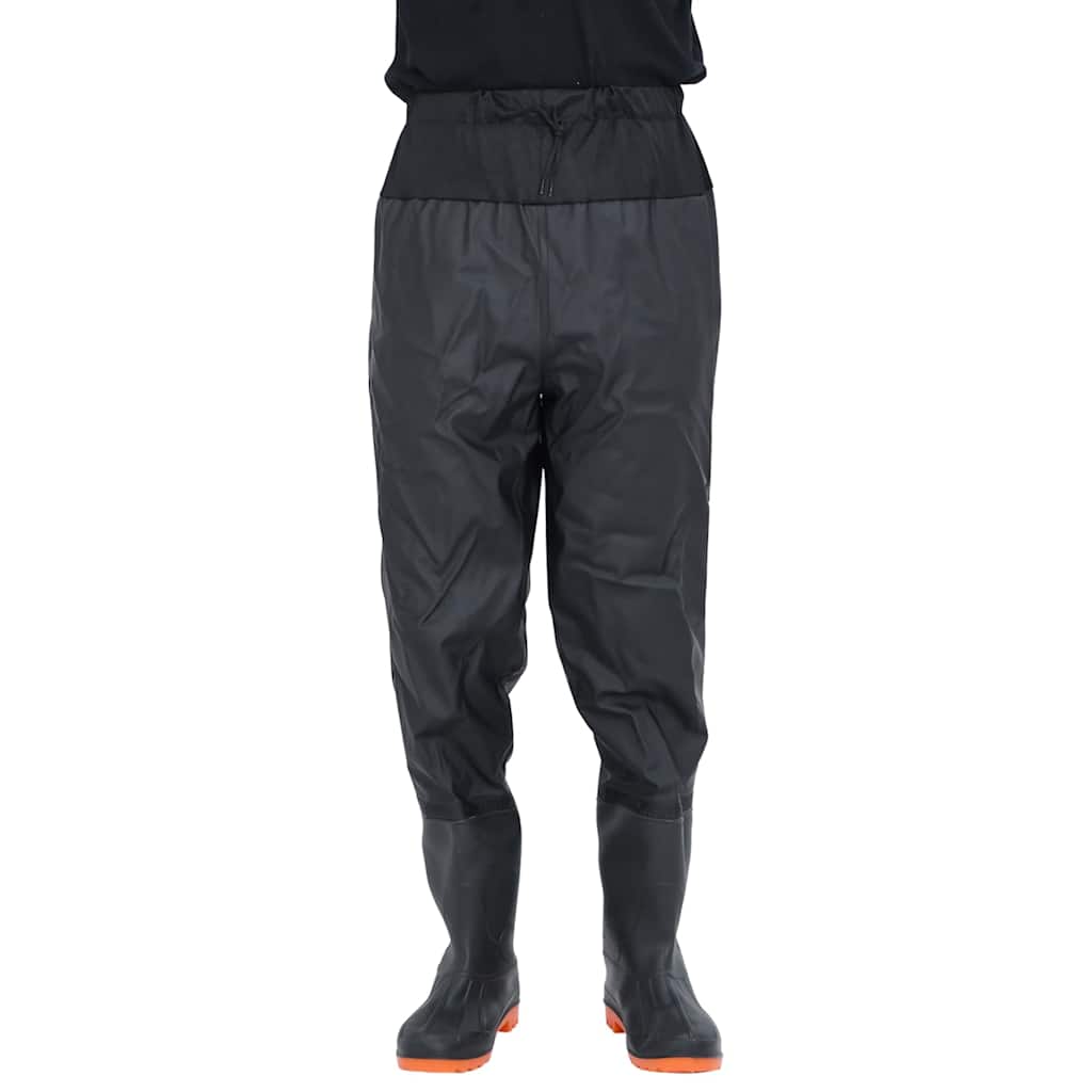 Wader da Pesca alla Vita con Stivali Nero Taglia 45