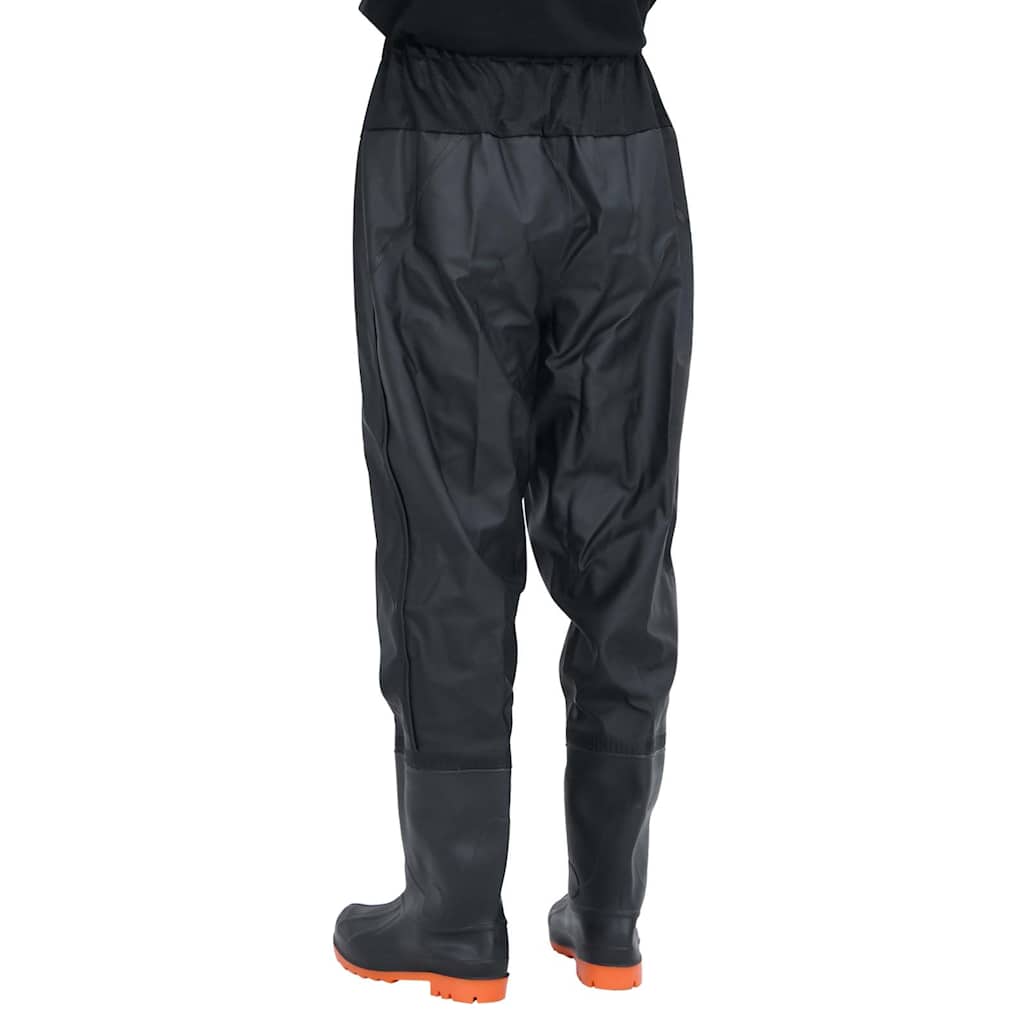 Wader da Pesca alla Vita con Stivali Nero Taglia 45