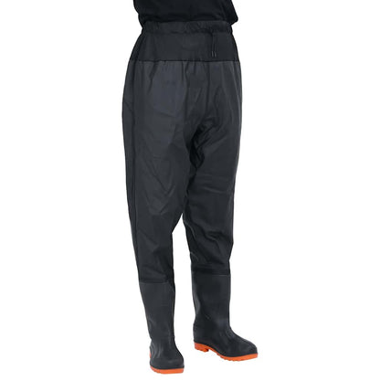 Wader da Pesca alla Vita con Stivali Nero Taglia 46